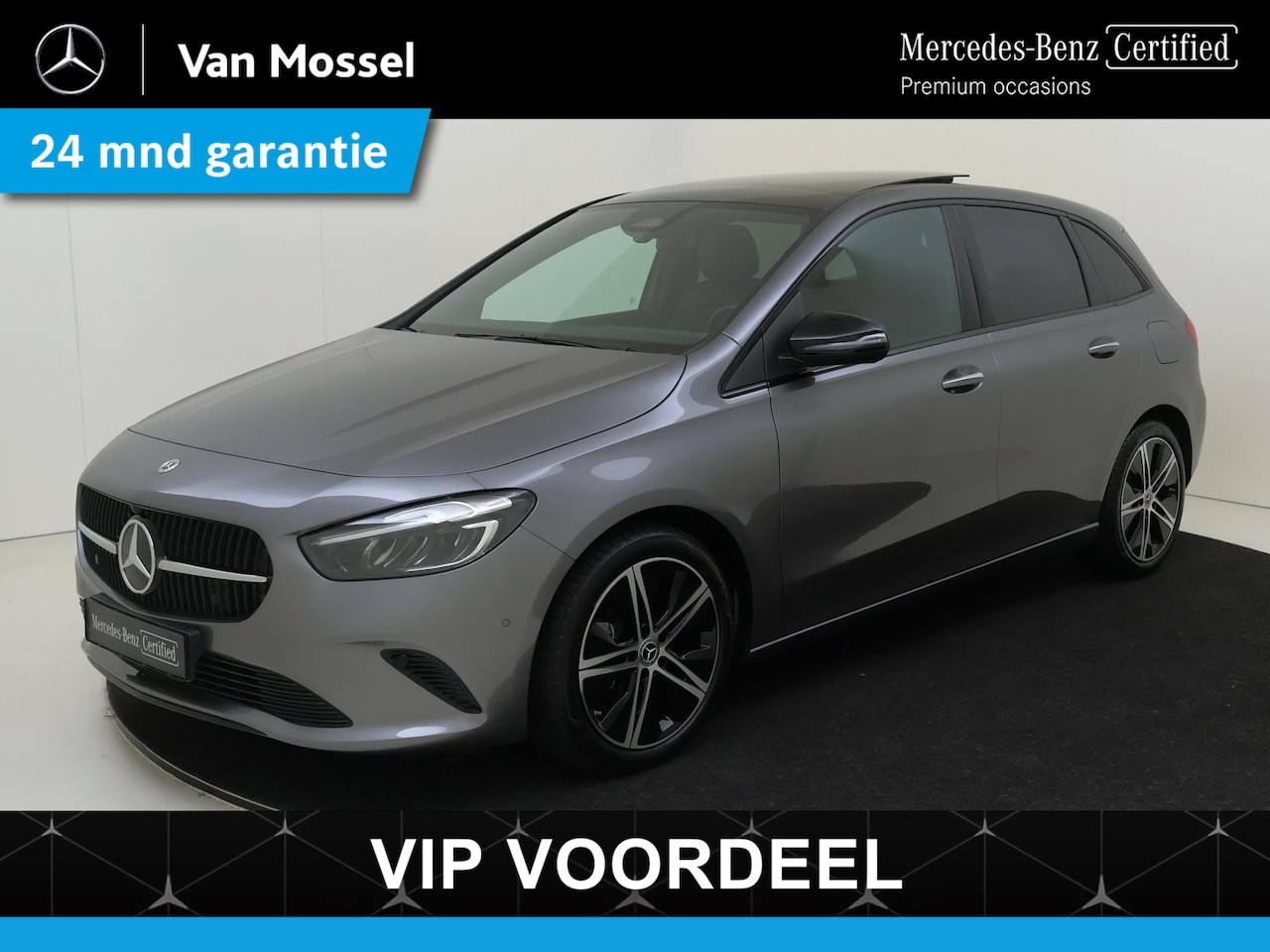 Mercedes-Benz B-klasse - 180 Luxury Line / Stoelverwarming / Achteruitrijcamera / Night-Pakket / Panorama-schuifdak - AutoWereld.nl