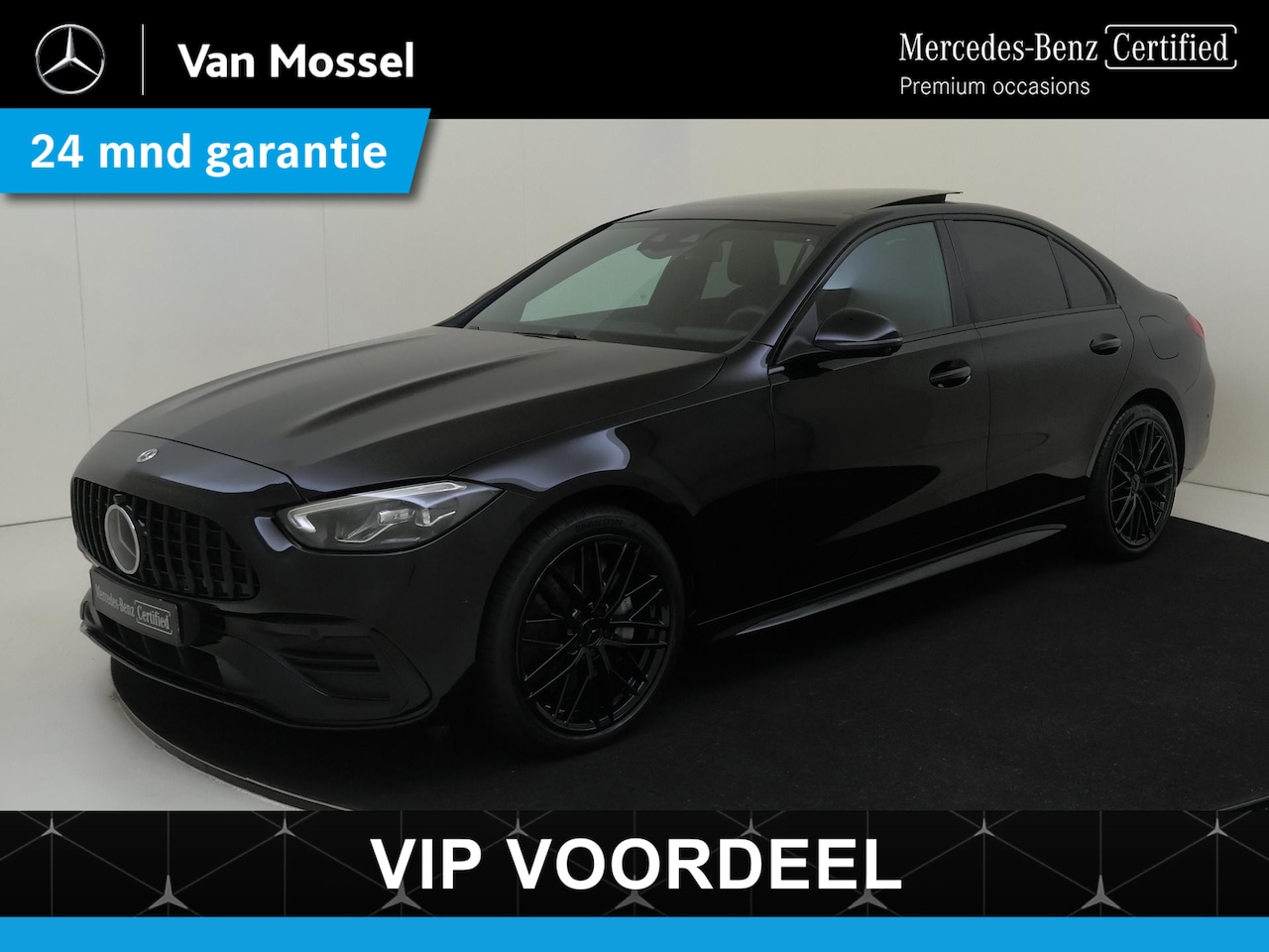 Mercedes-Benz C-klasse - 400 e 4MATIC AMG Line C43 AMG Look/ Panoramadak/ Night/ 360 camera/ Winter Pack/ Stoelverw - AutoWereld.nl
