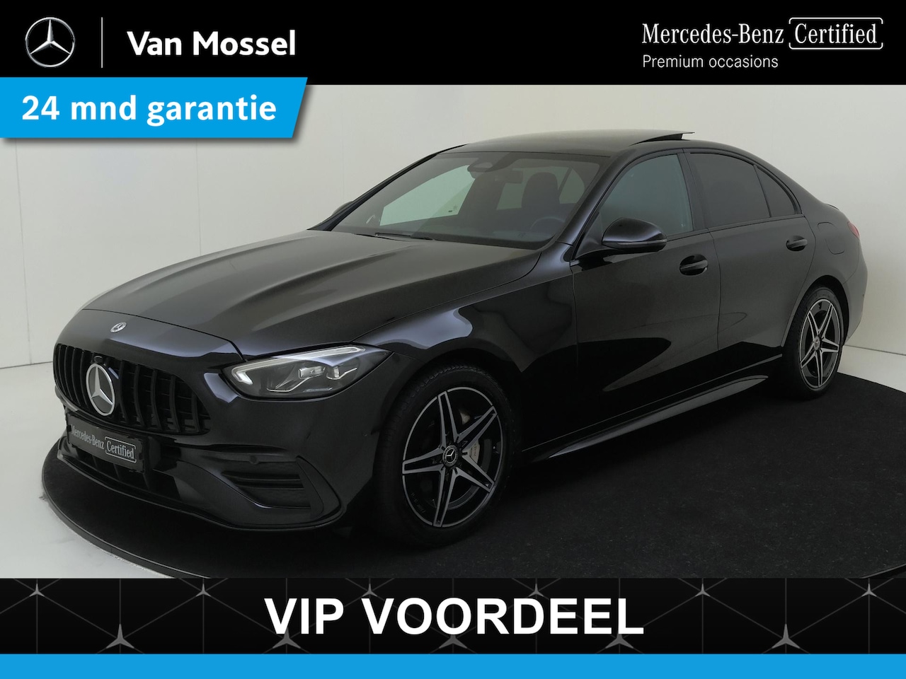Mercedes-Benz C-klasse - 300 e AMG Line /Panoramadak /Elek Trekhaak /Nightpakket - AutoWereld.nl