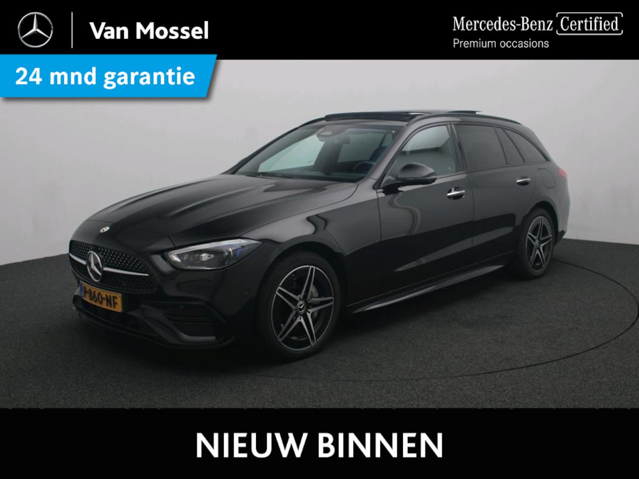 Mercedes-Benz C-klasse Estate - 300 e AMG Line / Panoramadak / Nightpakket / Memory - AutoWereld.nl