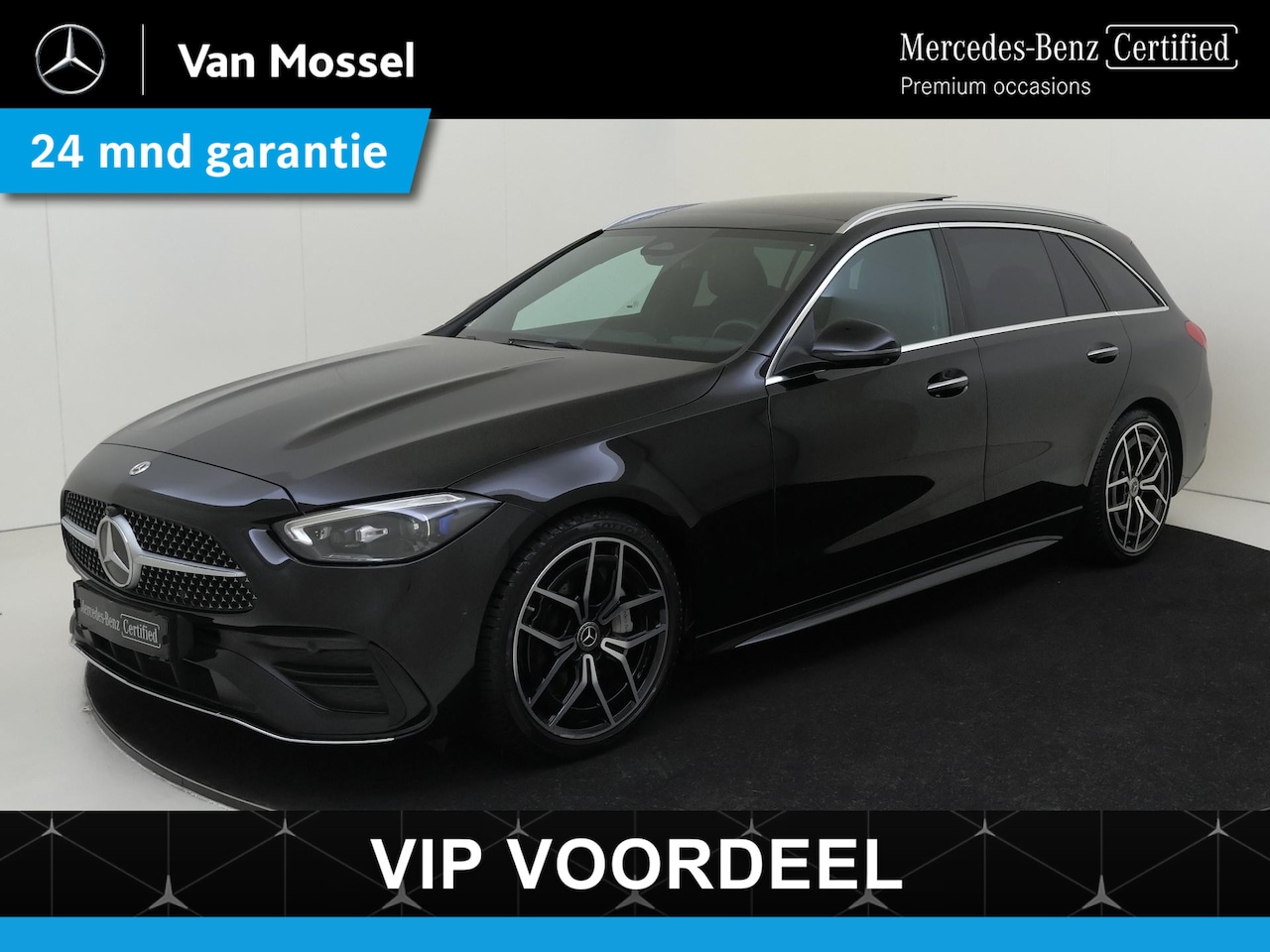 Mercedes-Benz C-klasse Estate - 180 AMG Line / Panoramadak/ 19 inch/ Digital Light - AutoWereld.nl