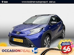 Toyota Aygo X - 1.0 VVT-i MT envy Cabrio leuke Two-Tone blauw/zwarte uitvoering | Draadloos telefoonlader
