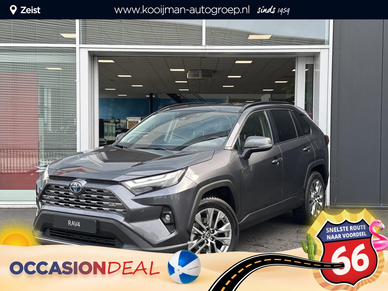Toyota RAV4 - 2.5 Hybrid AWD Executive Blind Spot | 19 inch LM velgen | 360 graden camera | lederen bekl - AutoWereld.nl