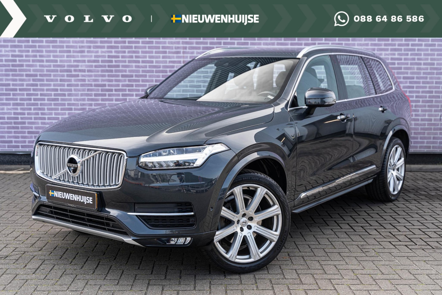 Volvo XC90 - T6 AWD Inscription | Navi | Stuurverwarming | 360 Camera | Bowers & Wilkins Audio | Blis | - AutoWereld.nl