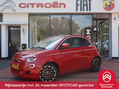 Fiat 500e - 42kWh 118PK Automaat La Prima | JBL HIFI systeem | Adaptive Cruise Control | Keyless Entry