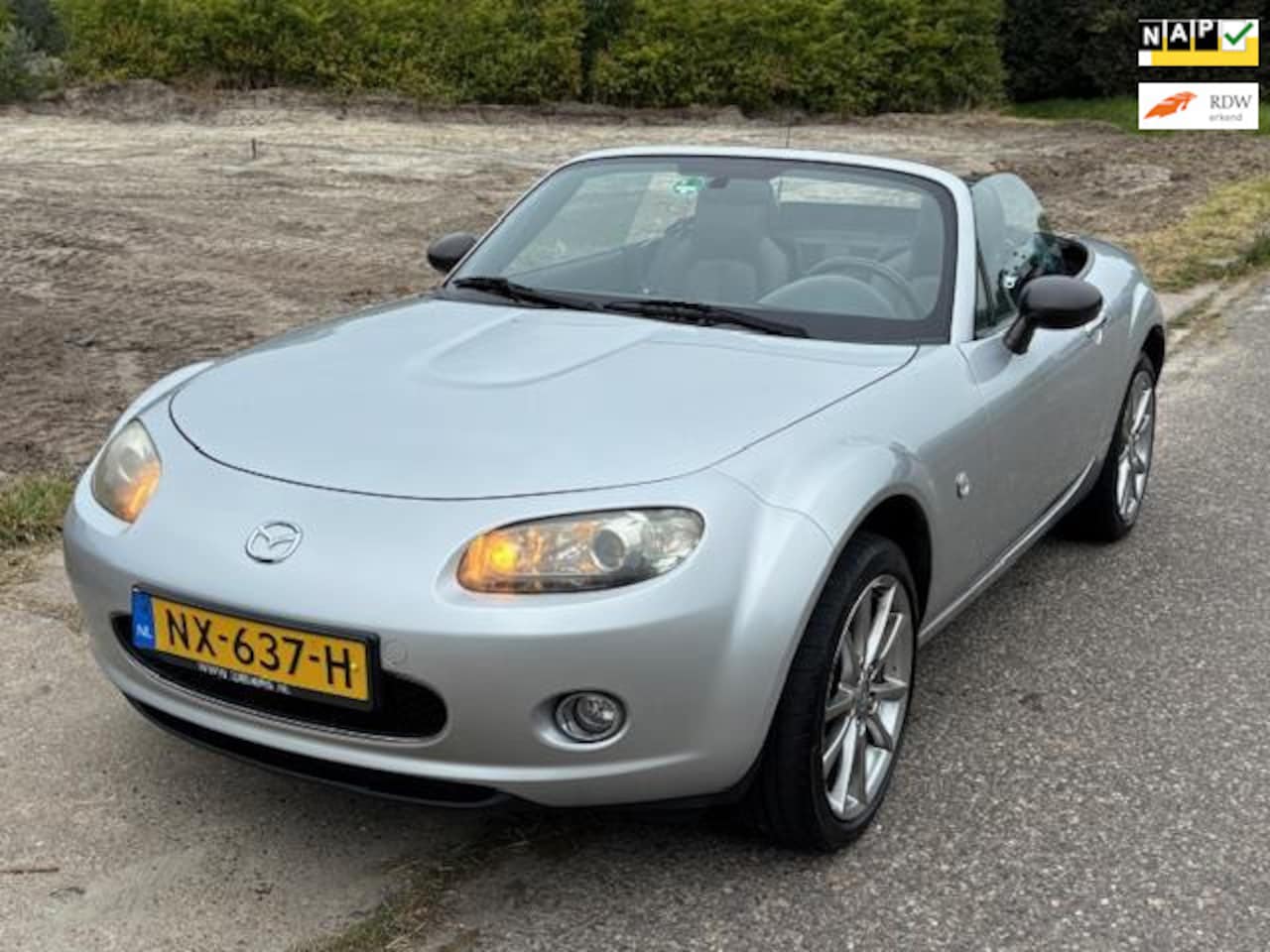 Mazda MX-5 - 1.8 Exclusive Airco Audio-CD/MP3 Leder LMV 17" Windscherm ABS Electric pakket Dealeronderh - AutoWereld.nl