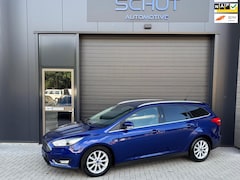 Ford Focus Wagon - 125pk Titanium XENON | HALF LEDER | APP | CLIMA | NAVI | STOELVERWARMING | STUURVERWARMING
