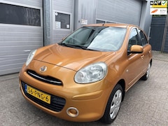 Nissan Micra - 1.2 Acenta 5DR 2011 Oranje-Clima-Cruise-APK