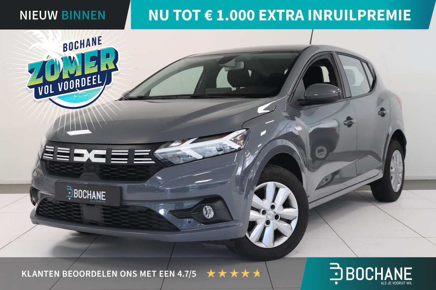 Dacia Sandero - 1.0 TCe 90 Expression | Camera | Airco | Cruise control | AppleCarplay AndroidAuto navigat - AutoWereld.nl