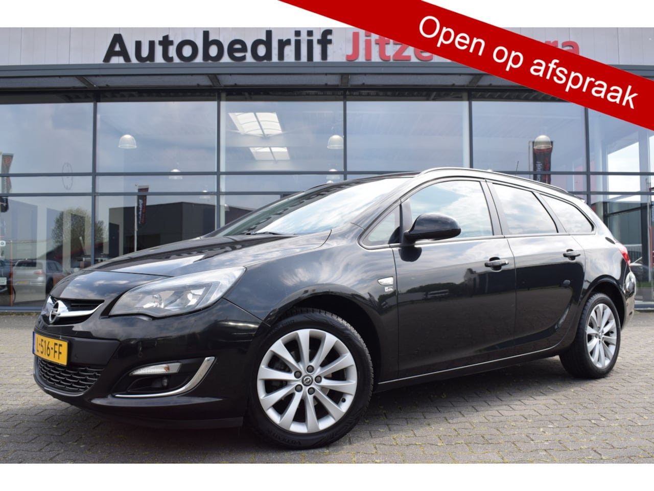 Opel Astra Sports Tourer - 1.4 Turbo Sport ECC | Half Leder | Stoel + Stuurverwarming | 17 Inch LMV | Volledig Onderh - AutoWereld.nl