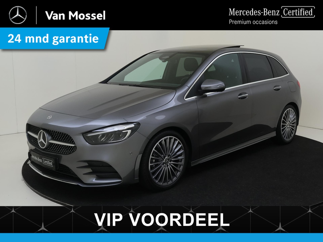 Mercedes-Benz B-klasse - 180 AMG Line / Pano / 19'' Multispaak / Privacy Glass / Parkeer Camera / - AutoWereld.nl