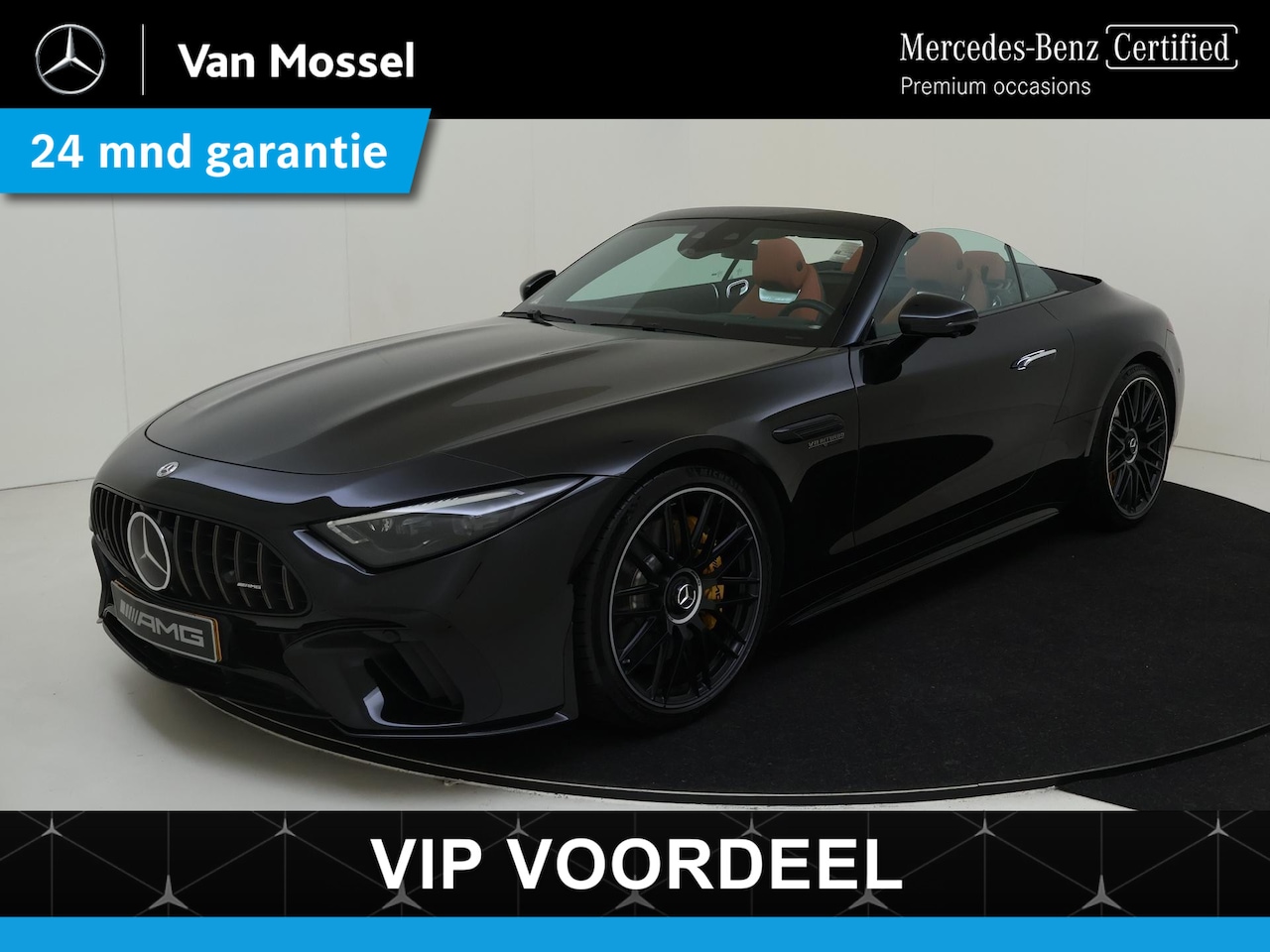 Mercedes-Benz SL-klasse Cabrio - 63 AMG 4MATIC+ Roadster Mercedes-Benz SL-klasse Roadster 63 4MATIC+ /Airscarf /Night pakke - AutoWereld.nl