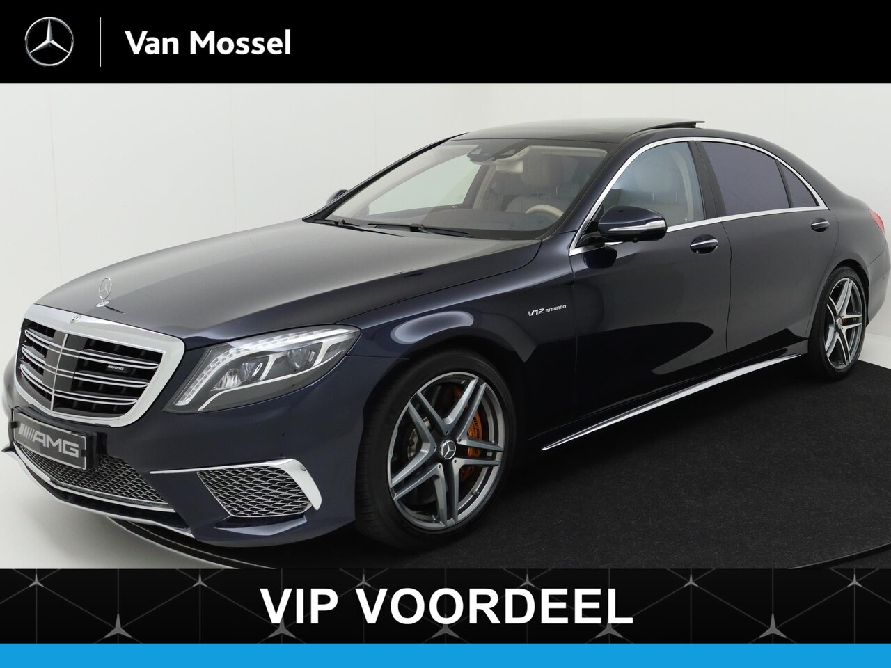 Mercedes-Benz S-klasse - 65 AMG Lang / Stoelverwarming / Stoelventilatie / 360Graden-Camera / Panorama-schuifdak / - AutoWereld.nl