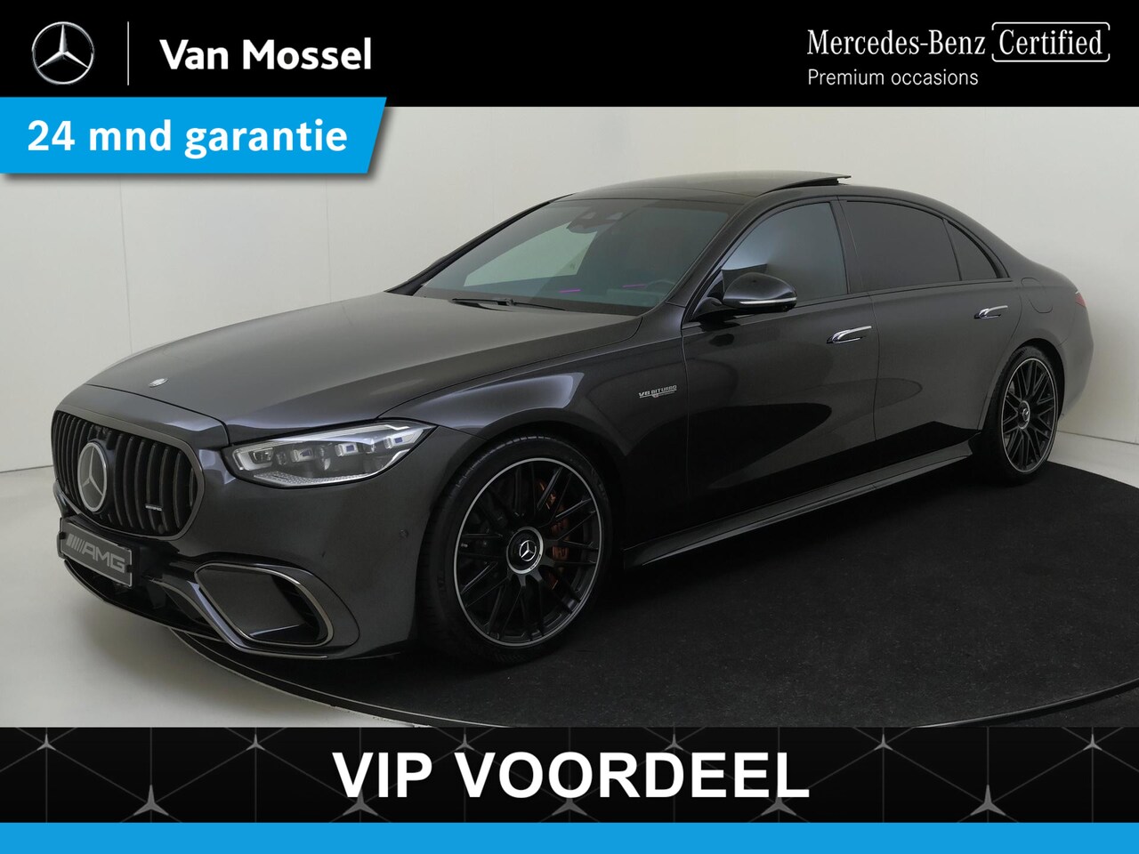 Mercedes-Benz S-klasse - AMG 63 S E Performance / Keramisch/ Night/ Panoramadak/ Entertainment/ Carbon/ Chauffeursp - AutoWereld.nl