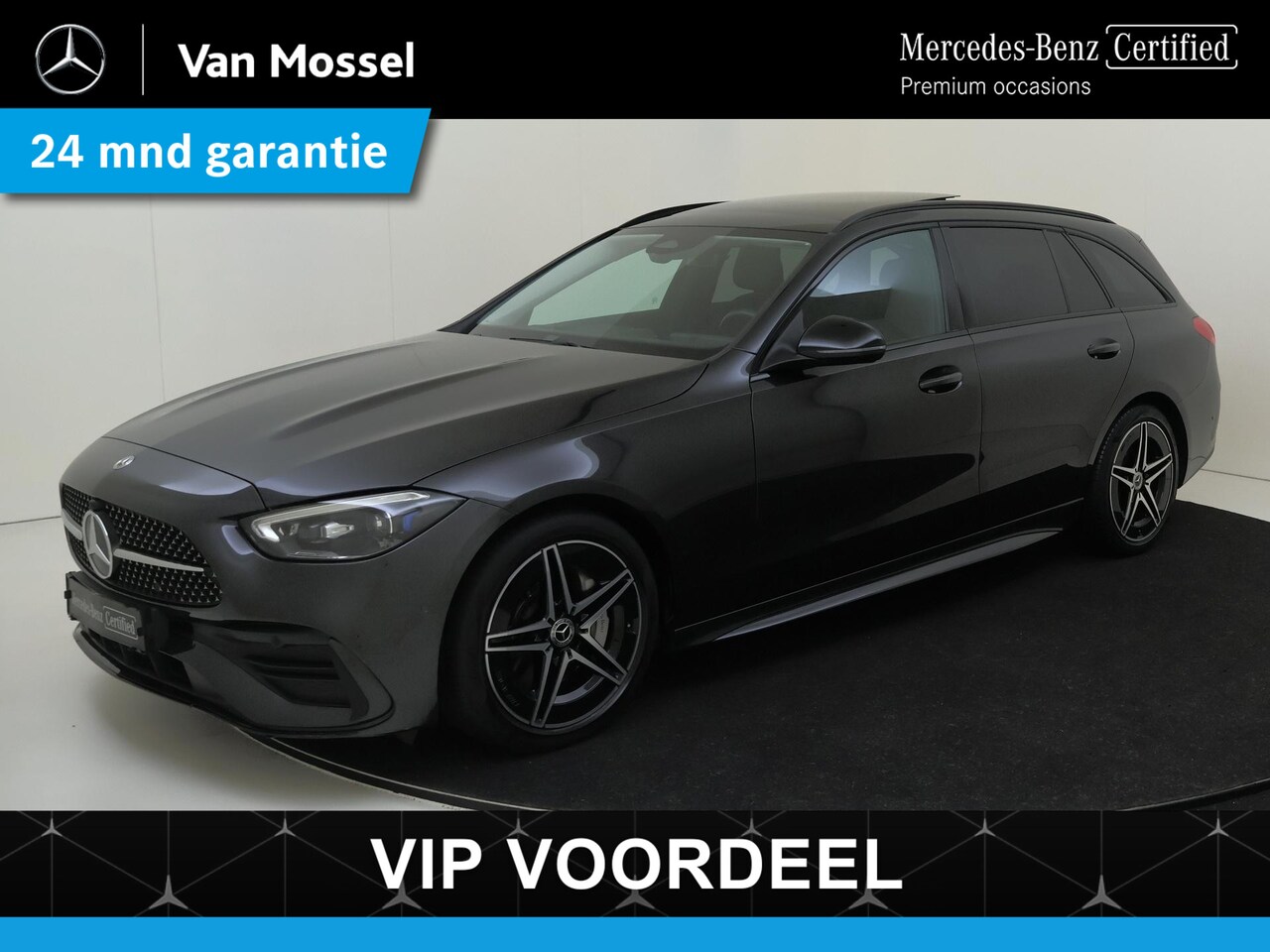 Mercedes-Benz C-klasse Estate - 200 AMG Line / Stoelverwarming / Achteruitrijcamera / Panaroma-schuifdak / Memory-Stoelen - AutoWereld.nl