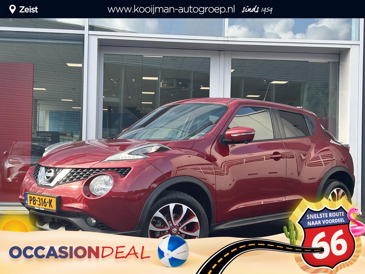 Nissan Juke - 1.6 N-Connecta AUTOMAAT |Navigatie | 360 Camera | Cruise control | Climate Control | - AutoWereld.nl