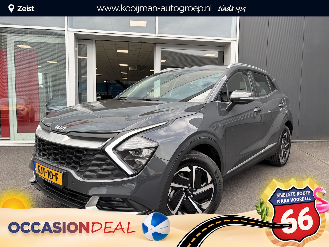 Kia Sportage - 1.6 T-GDi Hybrid DynamicLine Automaat |Navigatie | Cruise control | Climate control | acht - AutoWereld.nl