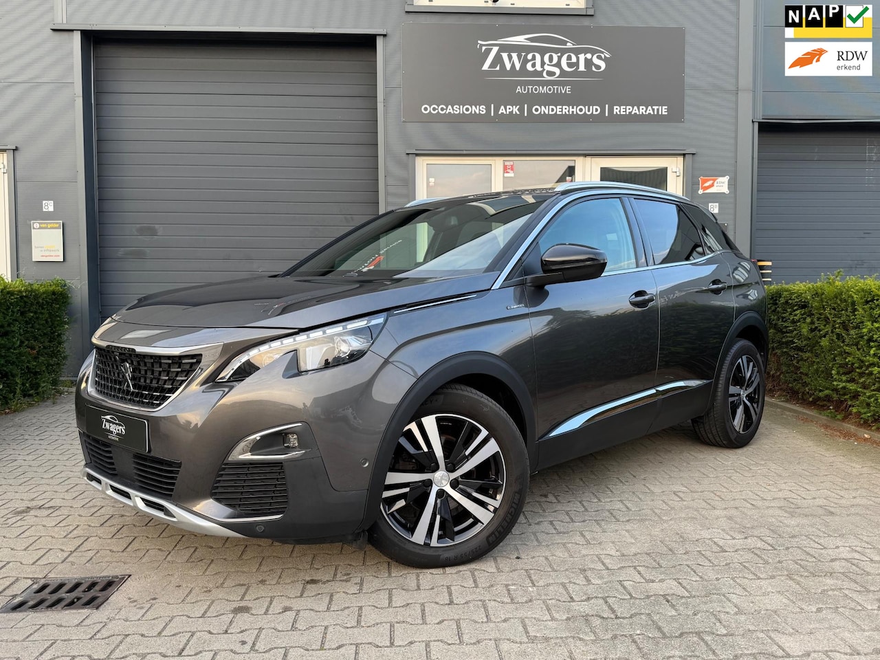 Peugeot 3008 - 1.6 e-THP GT Line|Panodak|Automaat|Garantie|Massage|360 - AutoWereld.nl