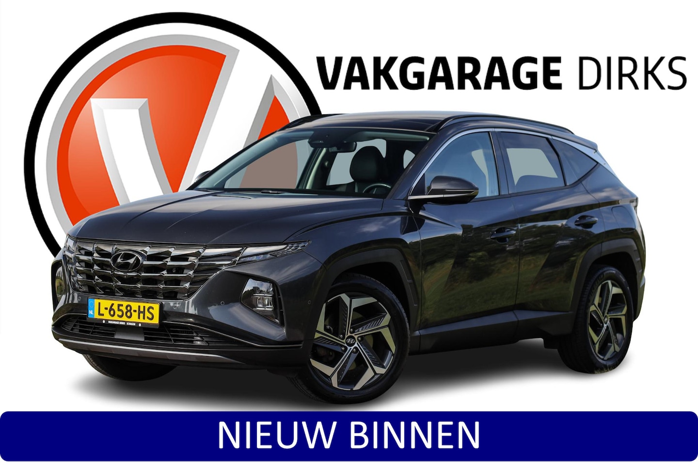 Hyundai Tucson - 1.6 T-GDI HEV 230 PK Premium Sky ✅ Pano ✅ Krell Audio ✅ Adaptieve Cruise - AutoWereld.nl