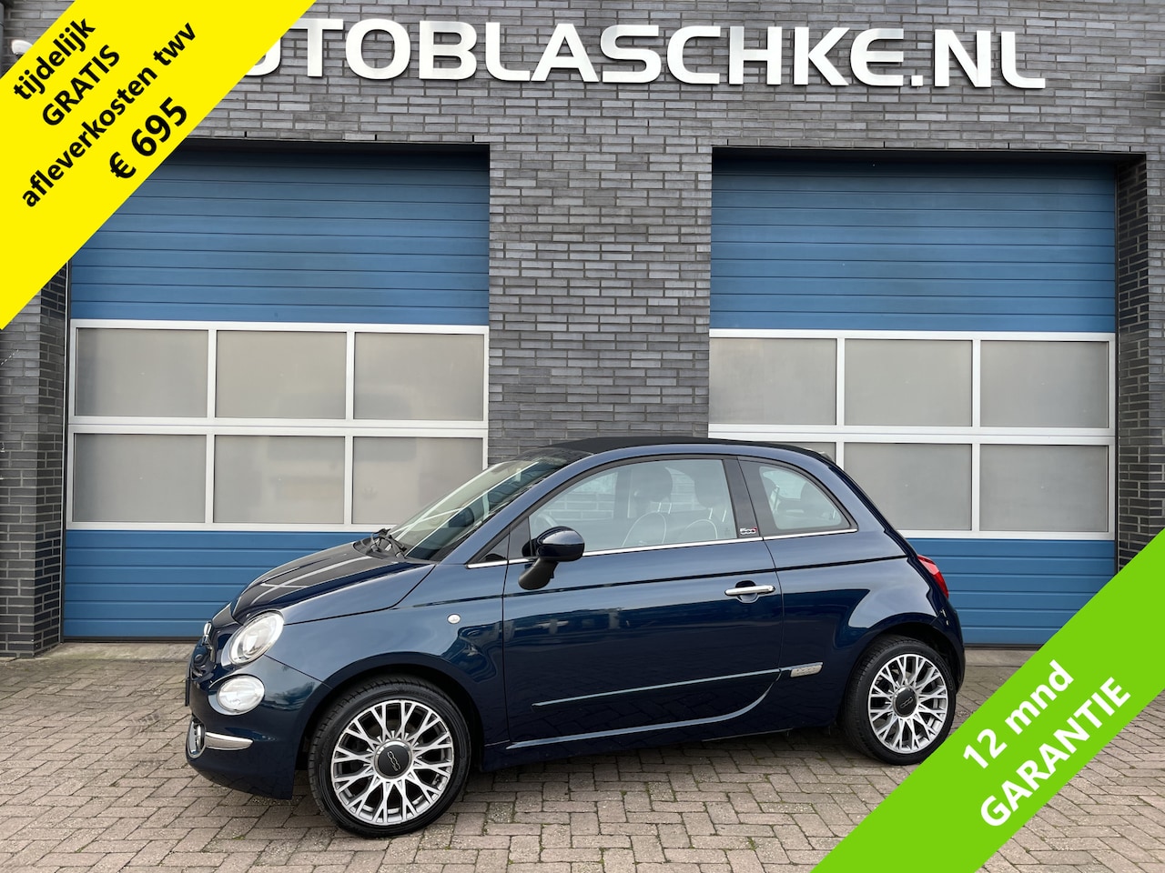 Fiat 500 C - 0.9 TwinAir Turbo Lounge 0.9 TwinAir Turbo Lounge, navi, airco, lmv 16 inch - AutoWereld.nl