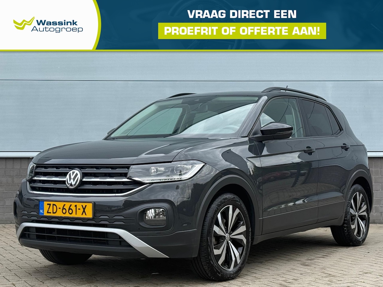 Volkswagen T-Cross - 1.0 TSI 115pk 7-DSG T-Cross Life | Automaat | Parkeercamera | Adaptieve Cruise | Navigatie - AutoWereld.nl