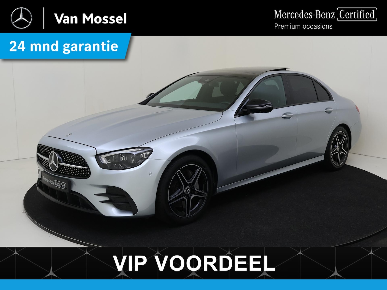 Mercedes-Benz E-klasse - 200 Business Solution AMG / Stoelverwarming / Achteruitrijcamera / Night-Pakket / Panorama - AutoWereld.nl
