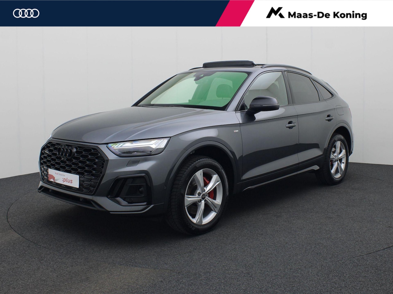 Audi Q5 Sportback - 55 TFSIe 270kW/367PK S Line · Panoramadak · Leder · Trekhaak · Garantie tot augustus 2029 - AutoWereld.nl