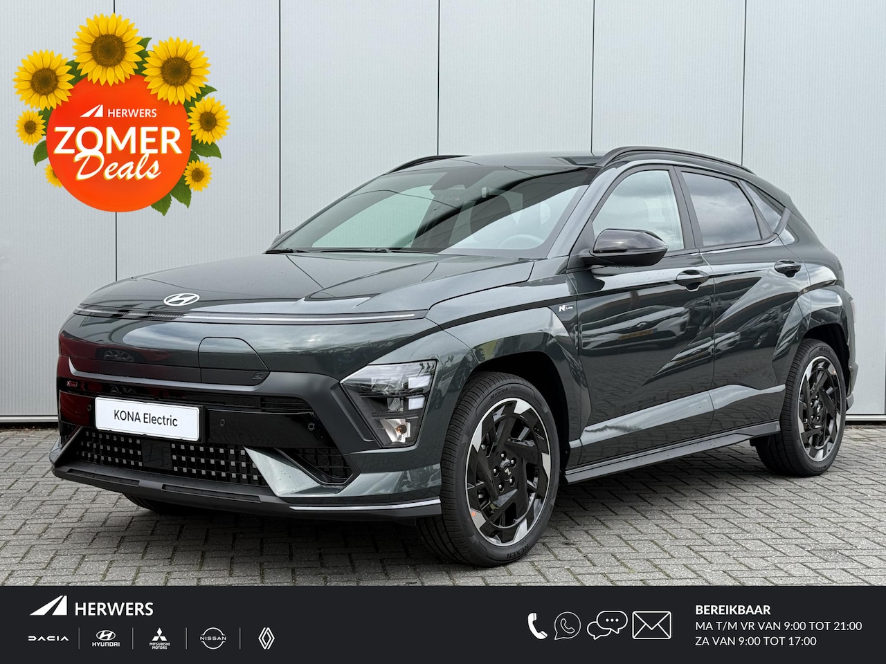 Hyundai Kona Electric - N Line Business 64.8 kWh / €500 Voordeel / Dodehoekdetectie / Warmtepomp / 19 Inch / Stoel - AutoWereld.nl