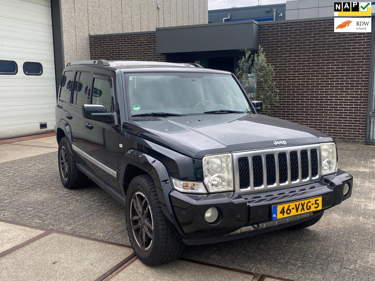 Jeep Commander - 3.0 CRD Limited AUT. NAVI, LEER, SCHUIFDAK - AutoWereld.nl