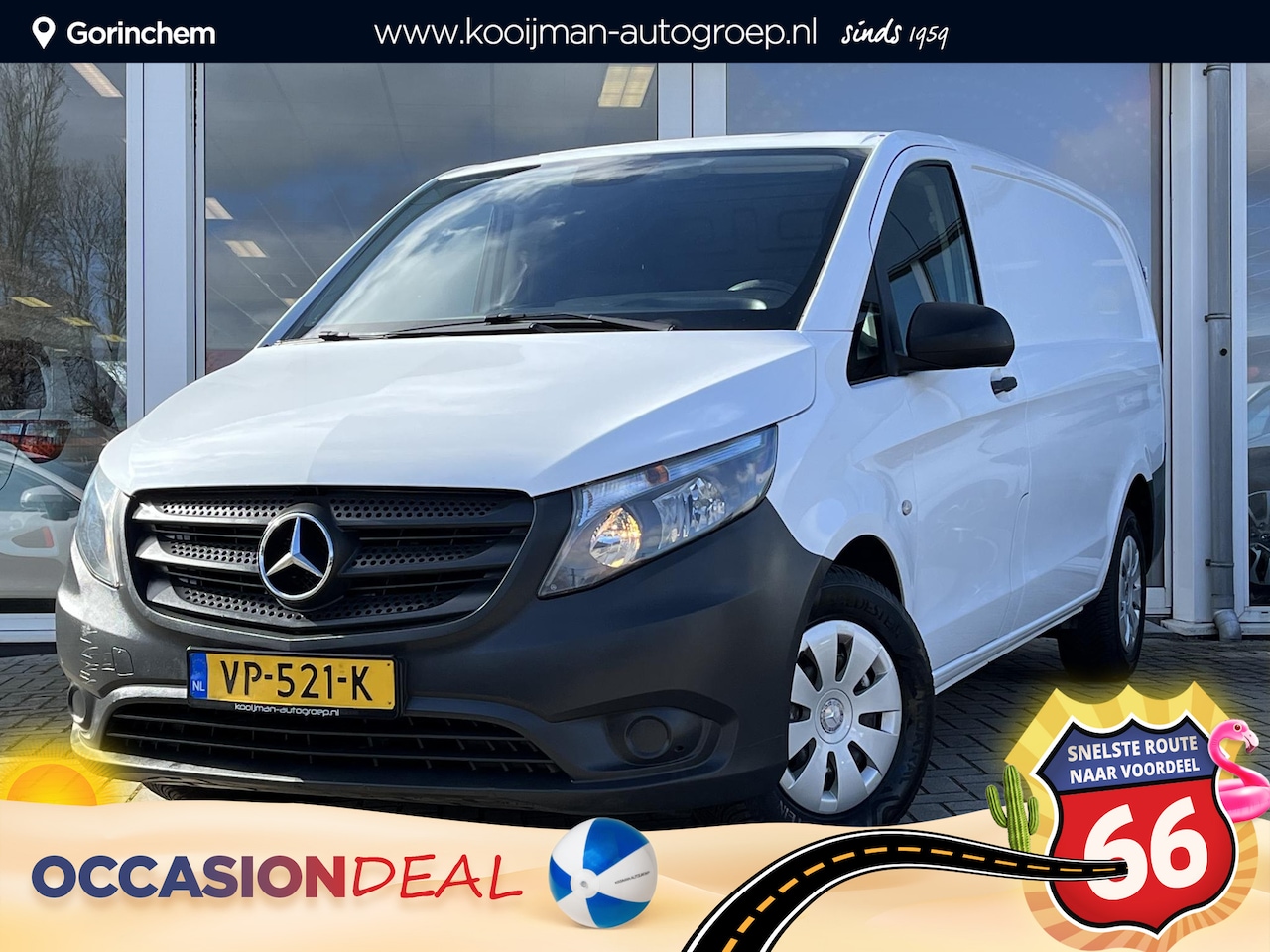 Mercedes-Benz Vito - 116 CDI Lang | Climate Control | Laadruimte Betimmering | Trekhaak | Excl. BTW | Grijs Ken - AutoWereld.nl