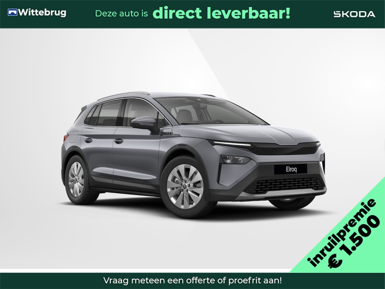 Skoda Elroq - 85 Business Edition Tour € 2.570 klantvoordeel / Clever Pakket / Bagage scheidingsnet / € - AutoWereld.nl