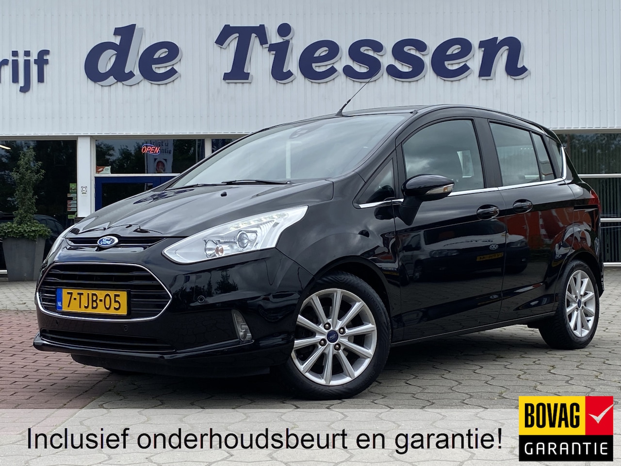 Ford B-Max - 1.0 EcoBoost Titanium Trekhaak, Navi, Camera, Rijklaar met beurt & garantie! - AutoWereld.nl