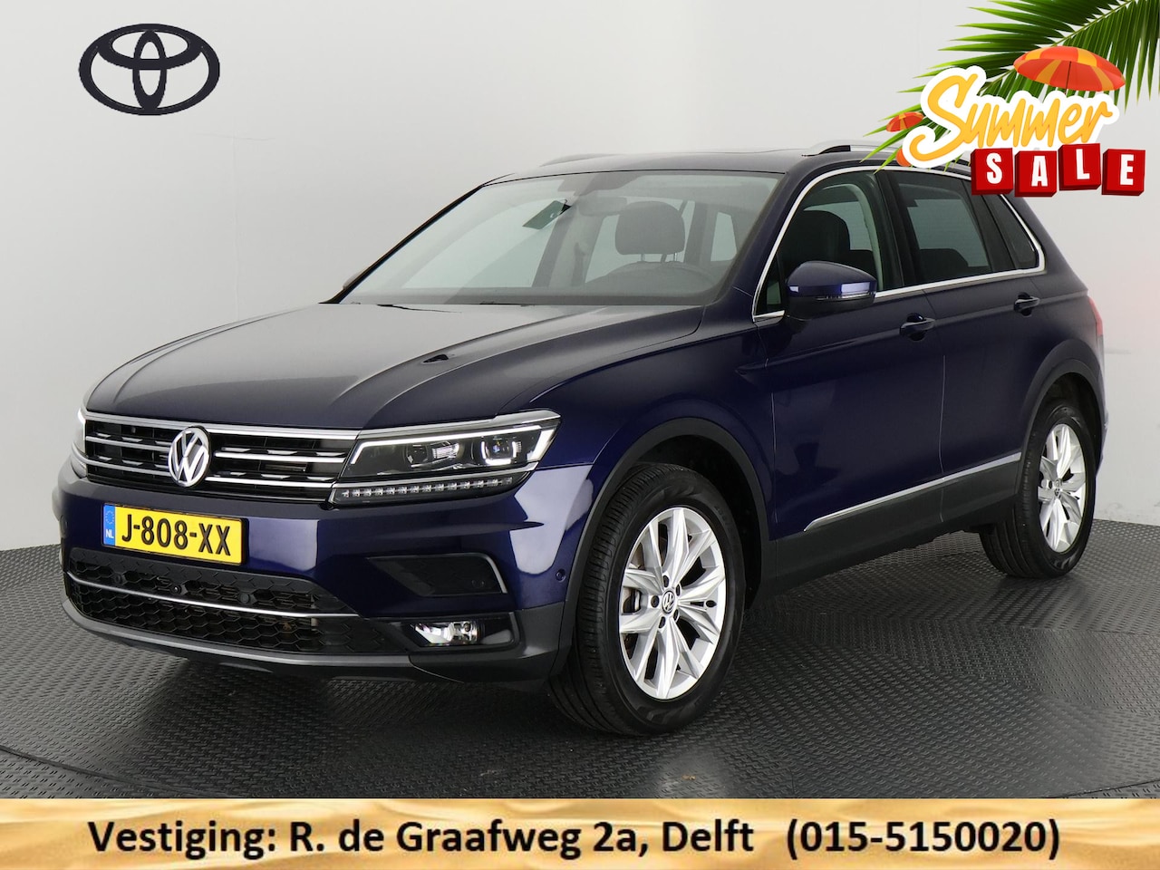 Volkswagen Tiguan - 2.0 TSI 4Motion Highline Business R | 360° Camera | Trekhaak | Vol leer | Stoelverwarming - AutoWereld.nl