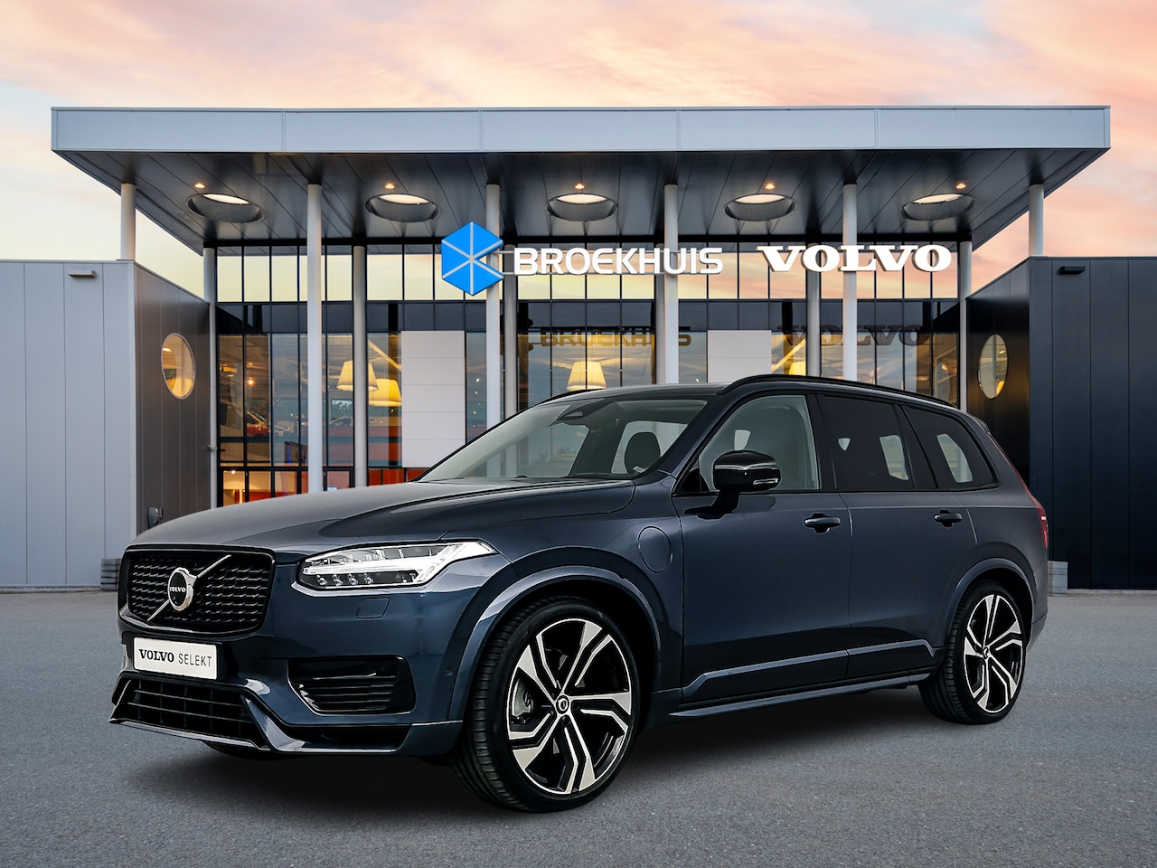 Volvo XC90 - T8 Recharge AWD Ultimate Dark | 22" | Luchtvering | Bowers & Wilkins | Geventileerd Nappa - AutoWereld.nl