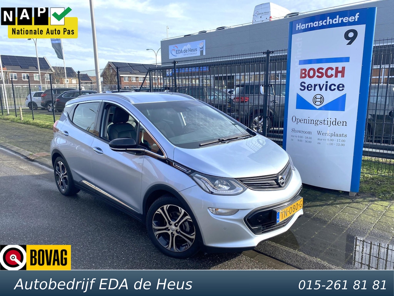 Opel Ampera-e - Business Executive 60 kWh HV Accu nieuw eind '22! Zeer compleet met o.a. lederen bekleding - AutoWereld.nl