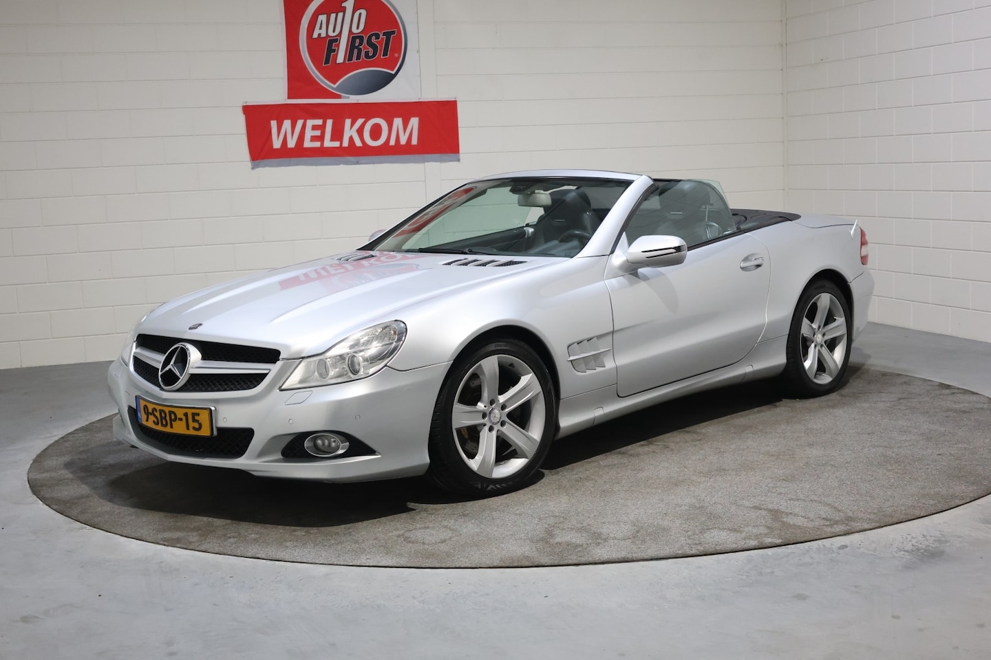 Mercedes-Benz SL-klasse Cabrio - 280 280, 6 cilinder, 230 pk, Facelift, Zwart leer, Climate, Navigatie, Airscarf Xenon, Windsch - AutoWereld.nl