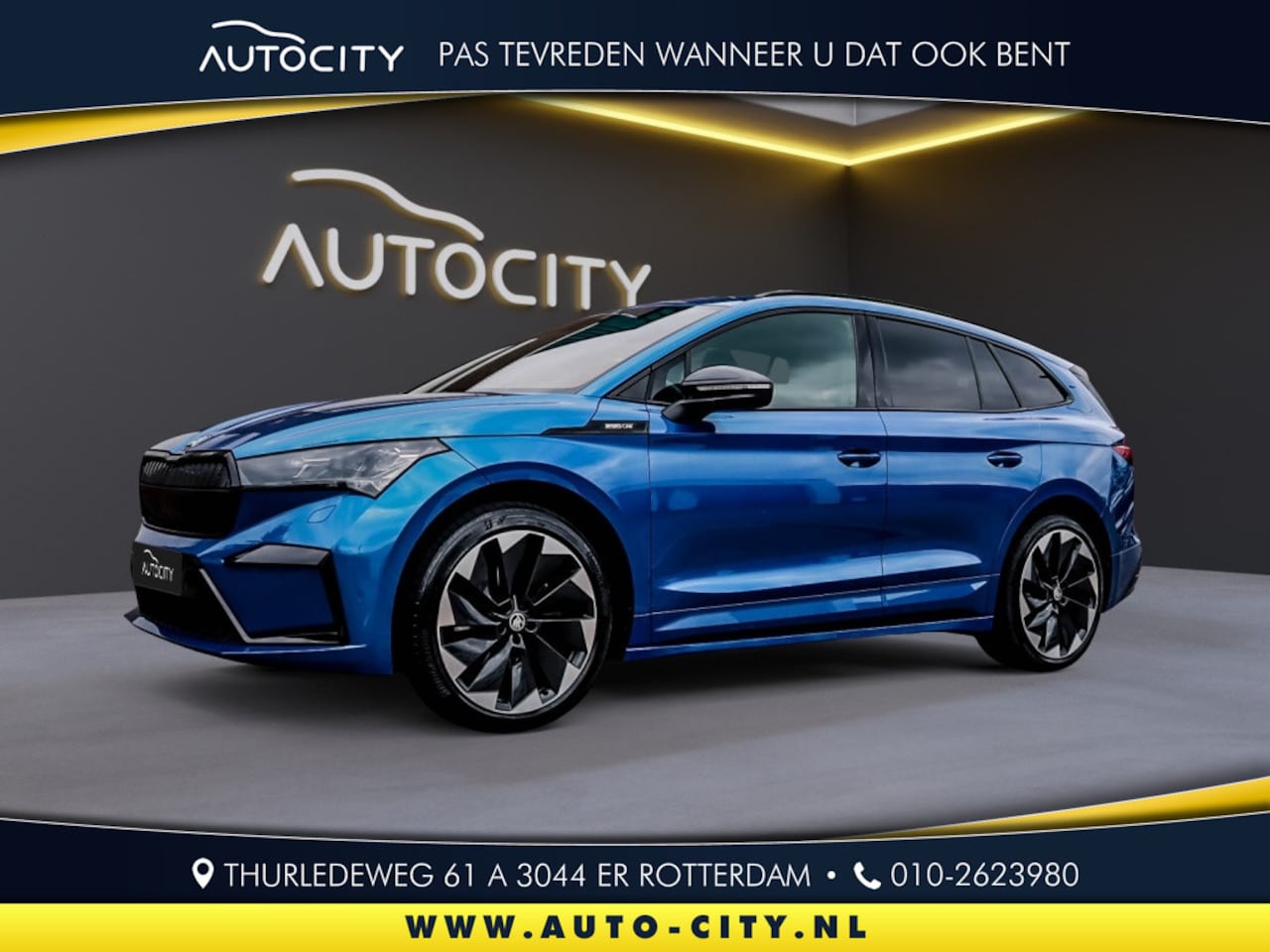 Skoda Enyaq iV - 80X Sportline | PANO | TREKHAAK | 360 CAMERA - AutoWereld.nl
