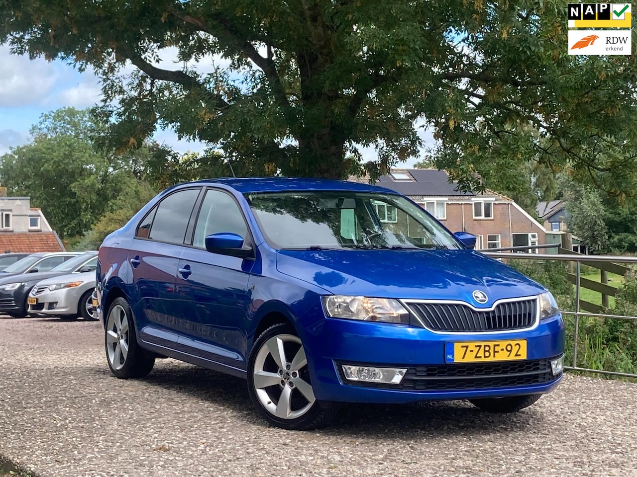 Skoda Rapid - 1.2 TSI Greentech Elegance Businessline | Cruise + Clima nu € 4.450,-!!! - AutoWereld.nl