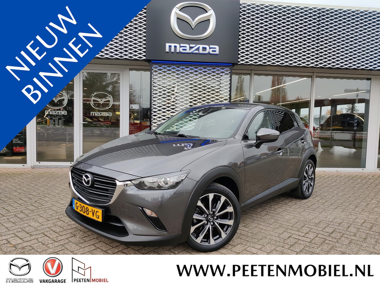 Mazda CX-3 - 2.0 SkyActiv-G 120 Sport Selected | NAVIGATIE | 18" LICHTMETALEN VELGEN | - AutoWereld.nl