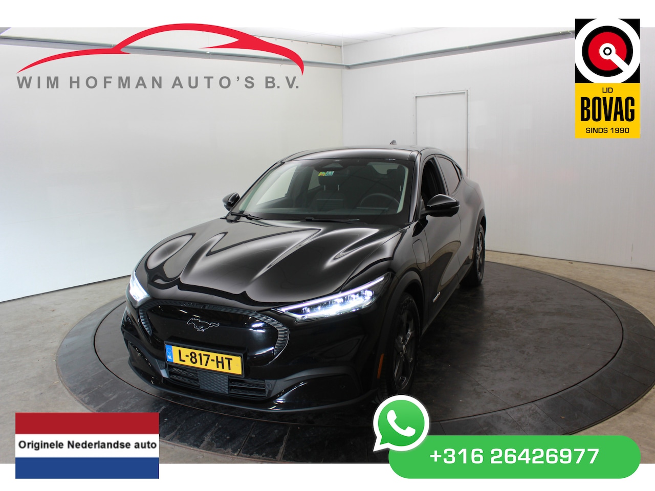 Ford Mustang Mach-E - RWD 75 kWh 360° Cam Vol Leder El-aKlep CCS Lader B&O Stoel + Stuur Verwarming - AutoWereld.nl