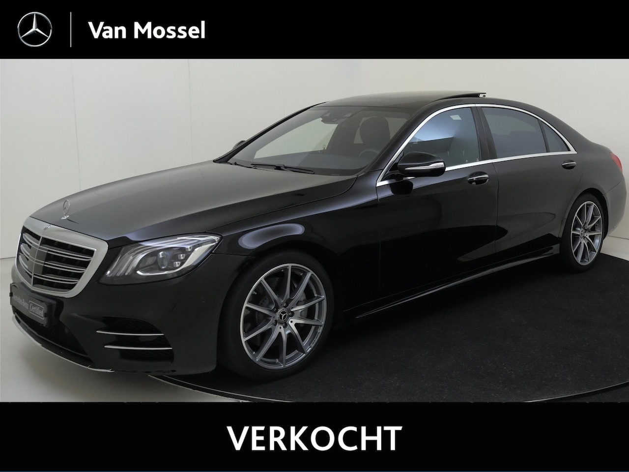 Mercedes-Benz S-klasse - 560 4Matic Lang Premium Plus / AMG/ Panoramadak/ Entertainment achter/ Nappaleder Exclusie - AutoWereld.nl