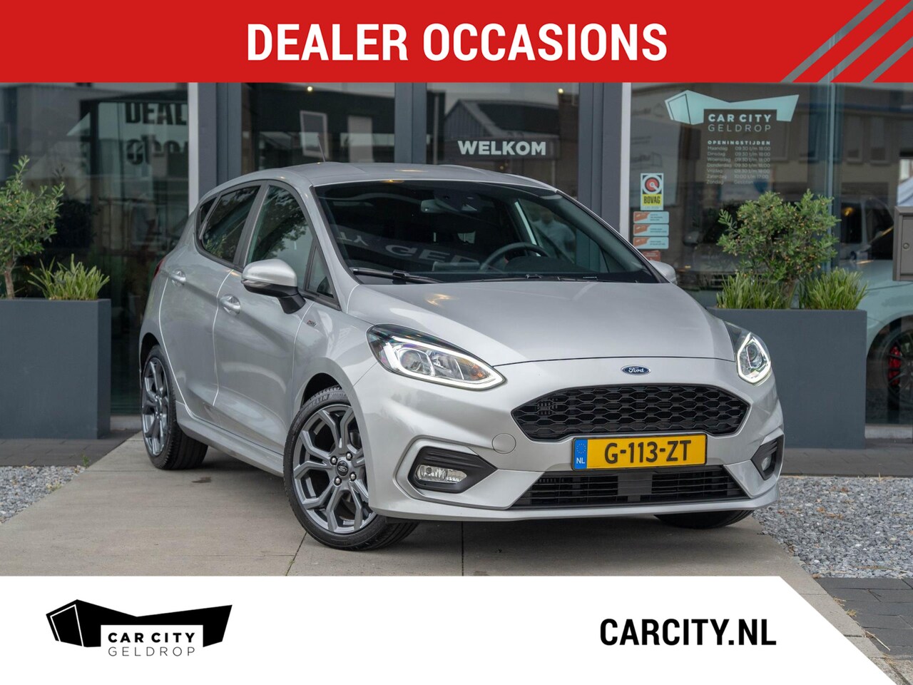Ford Fiesta - 1.0 EcoBoost ST-Line / Carplay / Carbon / DAB+ / ParkAssist / Full LED - AutoWereld.nl