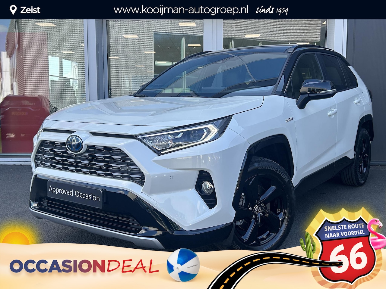 Toyota RAV4 - 2.5 Hybrid Bi-Tone | Panoramisch dak | JBL Premium audio | Achteruitrij camera | Stoelverw - AutoWereld.nl