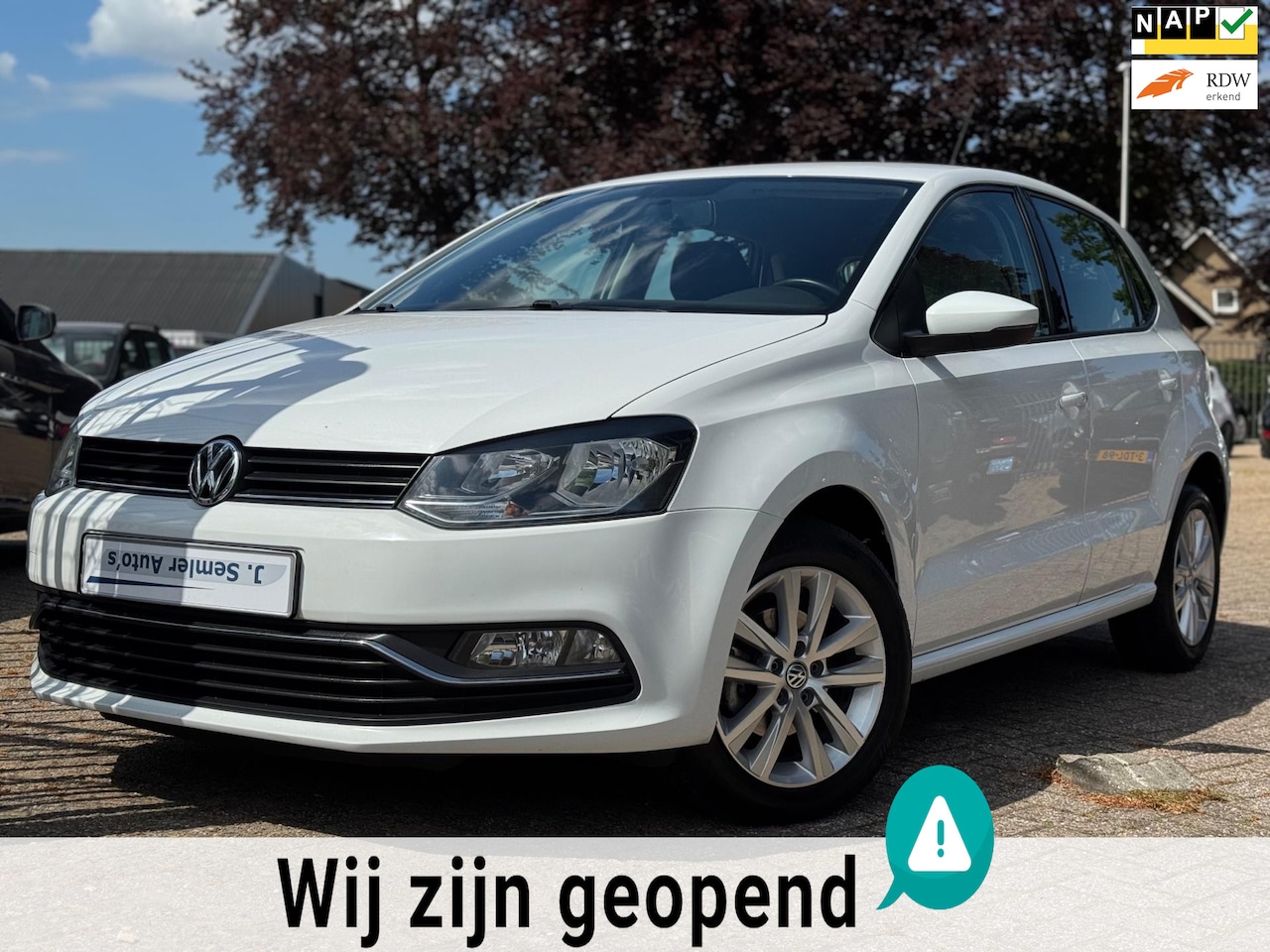 Volkswagen Polo - 1.0 BlueMotion AIRCO MF-STUUR DEALER ONDERHOUDEN - AutoWereld.nl