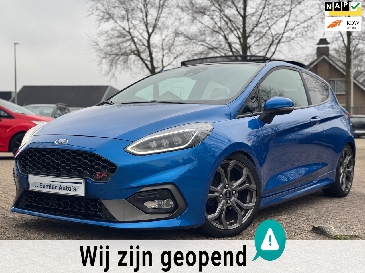 Ford Fiesta - 1.0 EcoBoost ST-Line PANORAMA DAK 125PK NAVI APPLE PLAY VOL OPTIE - AutoWereld.nl