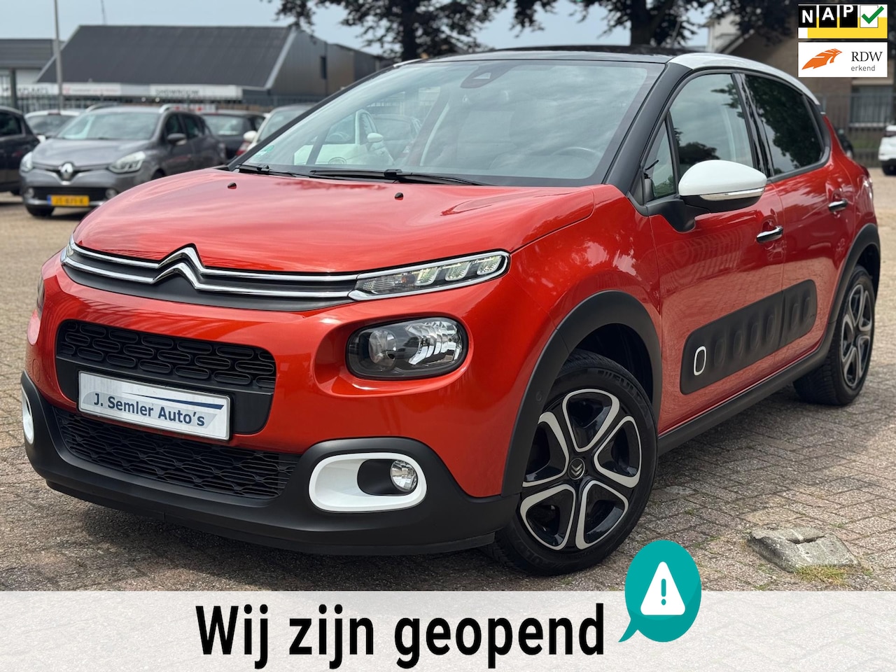 Citroën C3 - 1.2 PureTech S&S Shine AUTOMAAT NAVI PANORAMA DAK - AutoWereld.nl