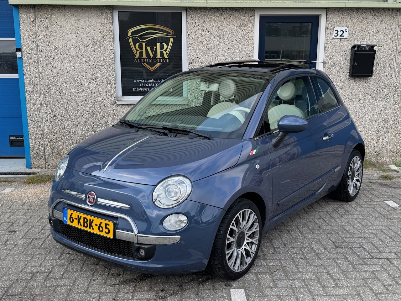 Fiat 500 - 0.9 TwinAir !!UNIEK!! LEDER PANO XENON CLIMATE UNIEK - AutoWereld.nl