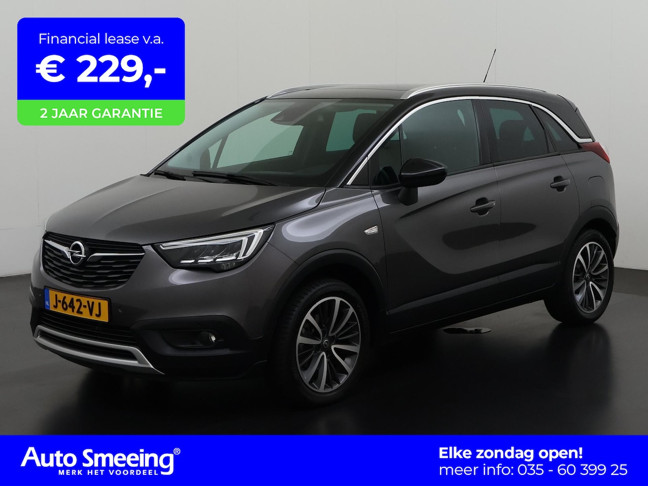 Opel Crossland X - 1.2 Turbo Innovation Automaat | Panoramadak | Navigatie | Apple/Android Carplay | Zondag O - AutoWereld.nl