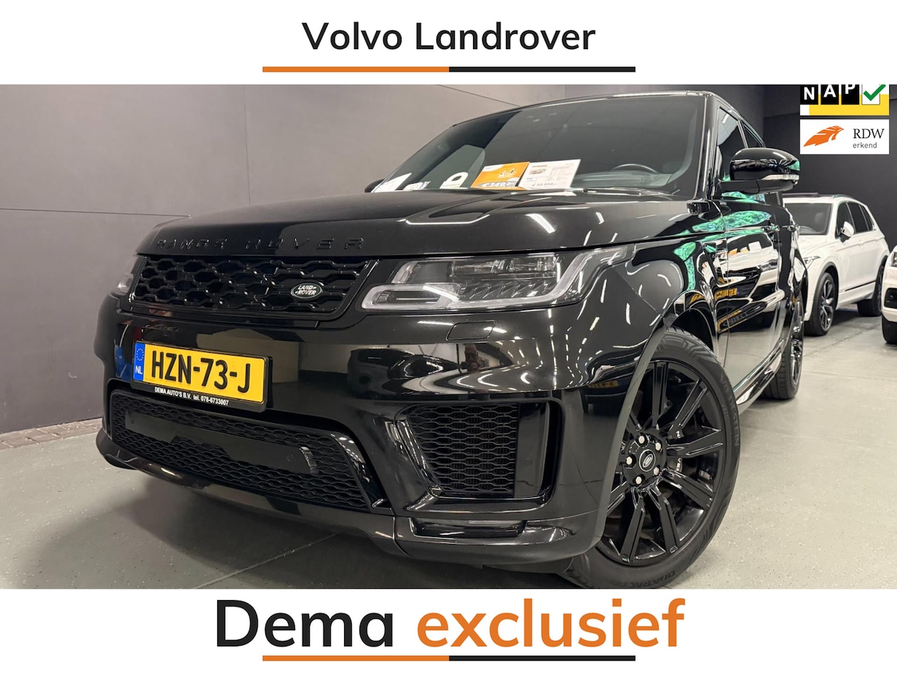 Land Rover Range Rover Sport - P400e Autobiography Dynamic BLACK-EDITION 404PK FULL-OPTION!! - AutoWereld.nl