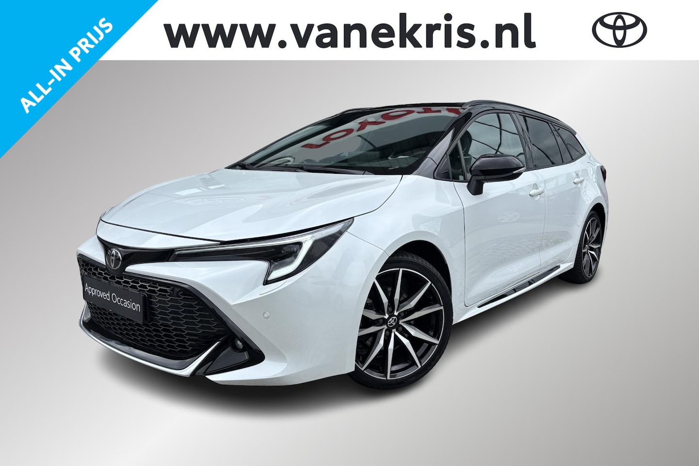 Toyota Corolla Touring Sports - Hybrid 200 GR Sport Plus, 196 PK, Stuurverwarming, BSM, Apple carplay, Android auto! - AutoWereld.nl